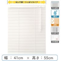【1cm単位】プロ仕様「つっぱりブラインド」幅41cm×高55cm＜遮熱・耐水＞ ctb835T-41x55r48 1セット トーソー（直送品）