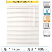 【1cm単位】プロ仕様「つっぱりブラインド」幅47cm×高188cm＜遮熱・耐水＞ ctb835T-47x188r68 1セット トーソー（直送品）