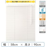 【1cm単位】プロ仕様「つっぱりブラインド」幅58cm×高90cm＜遮熱・耐水＞ ctb835T-58x90r48 1セット トーソー（直送品）
