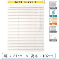 【1cm単位】プロ仕様「つっぱりブラインド」幅61cm×高102cm＜遮熱・耐水＞ ctb835T-61x102r48 1セット トーソー（直送品）