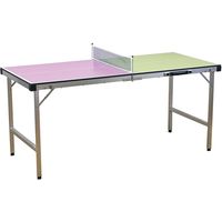 スパイス バカンス バイカラー キャリー卓球台セット　ピンク×イエローグリーン SFVT1801 1台（直送品）