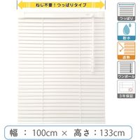 【1cm単位】プロ仕様「つっぱりブラインド」幅100cm×高133cm＜遮熱・耐水＞ ctb835T-100x133r48 1セット トーソー（直送品）