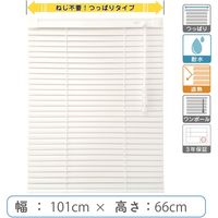 【1cm単位】プロ仕様「つっぱりブラインド」幅101cm×高66cm＜遮熱・耐水＞ ctb835T-101x66r48 1セット トーソー（直送品）