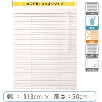 【1cm単位】プロ仕様「つっぱりブラインド」幅113cm×高50cm＜遮熱・耐水＞ ctb835T-113x50r48 1セット トーソー（直送品）