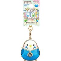 セキセイブルー☆小鳥シリーズ☆他レジンキーホルダー計6点 セキセイブルー☆小鳥シリーズ☆ レジンキーホルダー