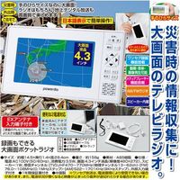 ファミリー・ライフ 録画もできる大画面ポケットテレビラジオ 03836 1個（直送品）