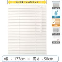 【1cm単位】プロ仕様「つっぱりブラインド」幅177cm×高58cm＜遮熱・耐水＞ ctb835T-177x58r48 1セット トーソー（直送品）