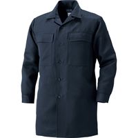 HOOH ロングオープンシャツ 2001-1ネイビー M 村上被服 1セット（2着入）（直送品）