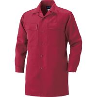 HOOH ロングオープンシャツ 2001-41ワインレッド M 村上被服 1セット（2着入）（直送品）