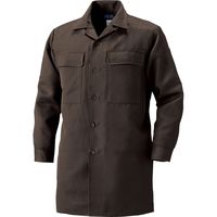 HOOH ロングオープンシャツ 2001-9ブラウン M 村上被服 1セット（2着入）（直送品）