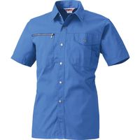 HOOH 半袖シャツ 342-スモークブルー 5L 村上被服 1セット（2着入）（直送品）