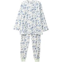 ケアファッション フルオープンパジャマ　01803-13　ブルー　LL 1枚　【介護用衣類】介援隊カタログ（直送品）