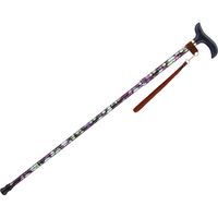 インターリンクス スリム折りたたみ式伸縮杖　0401-SO0004　Mブラック 1本　【杖】介援隊カタログ（直送品）