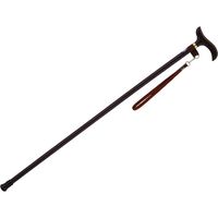 インターリンクス スリム木製杖　固定型　0401-WD0171　ブラウン 1本　【杖】介援隊カタログ（直送品）