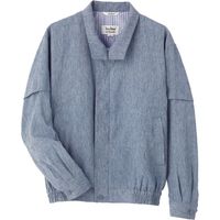 ケアファッション ブルゾン　89754-02　ブルー　L 1枚　【介護用衣類】介援隊カタログ（直送品）