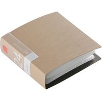 バッファロー ＣＤ＆ＤＶＤファイルケース　ブックタイプ　２４枚収納　ベージュ BSCD01F24BG 1個（直送品）