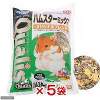 ペッズイシバシ クオリス ハムスターミックス オリジナルブレンド ６００ｇ×５袋 172591（直送品）