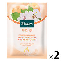 入浴剤 クナイプ バスミルク アプリコットミルクの香り 分包 40ml 1セット（2包）クナイプジャパン