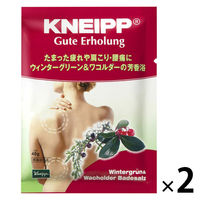 入浴剤 クナイプ バスソルト グーテエアホールング ウィンターグリーン＆ワコルダーの香り 分包 40g 1セット（2包）クナイプジャパン