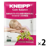 クナイプ グーテバランス バスソルト ワイルドローズの香り 40g クナイプジャパン (透明タイプ) 2個