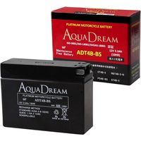 【バイク用品】AQUA DREAM（アクアドリーム） バイク用バッテリーシールド型MF ADT4B-BS 1個（直送品）