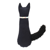 リーフ けって遊べる猫のぬいぐるみ 黒しっぽ 猫用おもちゃ ハンドメイド 398399 1個（直送品）