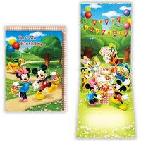 日本ホールマーク グリーティングカード　誕生お祝い　立体ディズニーパルスと森 715083 6枚（直送品）