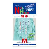 【ニトリル手袋】 ショーワグローブ ナイスハンドエクストラ薄手 NHEXU-MG グリーン 1双