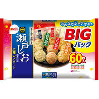 栗山米菓 BIGパック瀬戸の汐揚アソート  1袋（60枚入）