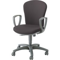 【組立設置込】コクヨ レグノ２ オフィスチェア スタンダード ローバック サークル肘 ナイロンキャスタ スレートグレー １脚（直送品）