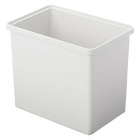 【SALE】 無印良品 ポリプロピレン収納ボックス 深 ホワイトグレー 幅37×奥行25×高さ31.5cm 良品計画