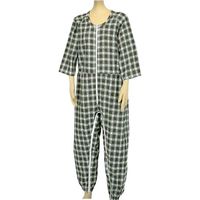 松本ナース産業 カラーツイル　前開き　フック付　4500　エンジ　3L 1枚　【介護用衣類】介援隊カタログ（直送品）