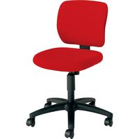 【組立設置込】コクヨ EAZA チェア 肘なし 背樹脂 ナイロンキャスター シグナルレッド CR-G180F6GER5-W 1脚（直送品）