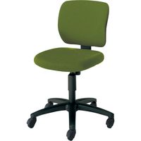 【組立設置込】コクヨ EAZA チェア 肘なし 背樹脂 ゴム単輪キャスター オリーブグリーン CR-G180F6GEQ5-V 1脚（直送品）
