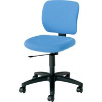 【組立設置込】コクヨ EAZA チェア 肘なし 総張り ナイロンキャスター ソフトブルー CR-G182F6GET3-W 1脚（直送品）