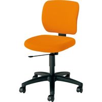 【組立設置込】コクヨ EAZA チェア 肘なし 総張り ナイロンキャスター マンダリンオレンジ CR-G182F6GEY3-W 1脚（直送品）