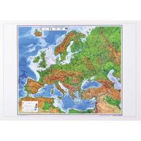 【社会科・地図教材】パウチ式世界州別地図 ヨーロッパ州 全教図 1枚（直送品）