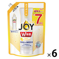 ジョイ W除菌 スパークリングレモンの香り 台所用合成洗剤 詰め替え用 960mL　1箱（6個入） P&G