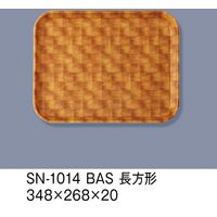 三信化工 ウッディートレイ　長方形　SN-1014-BAS 1枚（直送品）