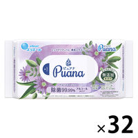 ウェットティッシュ 除菌シート 詰替用 1344枚(42枚×32個) エリエール ピュアナ（Puana）除菌99.99% 大王製紙