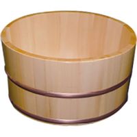 雅漆工芸 サワラ湯桶 銅タガ 5-60-04 1個（直送品）