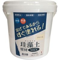 フジワラ化学 珪藻土 壁材MIX 10kg クリーム 209601 1缶（直送品）