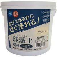 フジワラ化学 珪藻土 壁材MIX 3kg クリーム 209607 1缶（直送品）