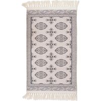 萩原 トルクメン プリントラグ 手織り絨毯風 1900×2400mm アイボリー 240623257 1枚（直送品）