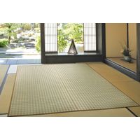 萩原 い草カーペット 国産 掛川織 こずえ 江戸間 4.5帖 81942745 1枚（直送品）