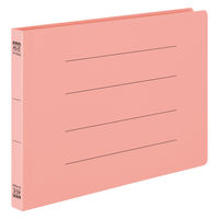 アスクル　フラットファイル　A5ヨコ　PP製　ピンク　1セット（15冊）86108  オリジナル