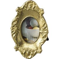 スパイス ヴィクトリアン ミニフォトフレーム オーバル ゴールド KMDH2180GD 1個（直送品）