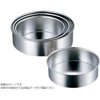 赤川器物製作所 ＡＧ１８ー８　共底デコ缶　１２ｃｍ 99512 1セット（2個）