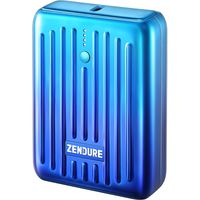 モバイルバッテリー 10000mAh PD出力20W Cポート×1 Aポート×1 SUPER Mini ブルー ZENDURE（直送品）