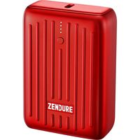 ZENDURE <モバイルバッテリー/ZENDURE>SUPER Mini レッド 10000mAh USB-PD高速充電 ZDSM10PD-RD（直送品）